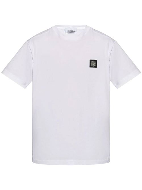 White T-shirt Stone Island | 811524113A0001